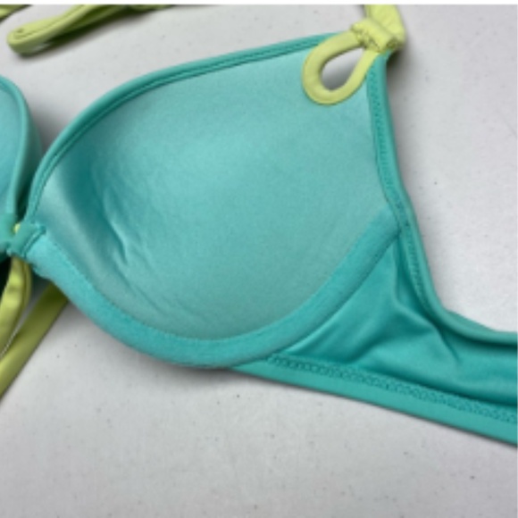 VS GRN/YELO Bikini Top, 32B  Winter Sale - Picture 4 of 6